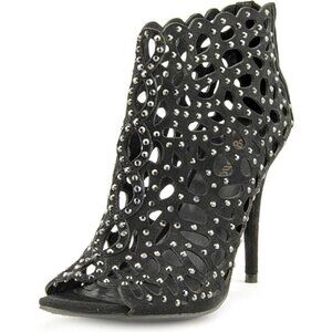 Zigi Soho Darlah Peep-Toe Embellished Ankle Bootie